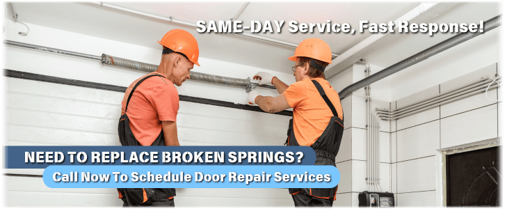 Broken Garage Door Spring San Bruno CA